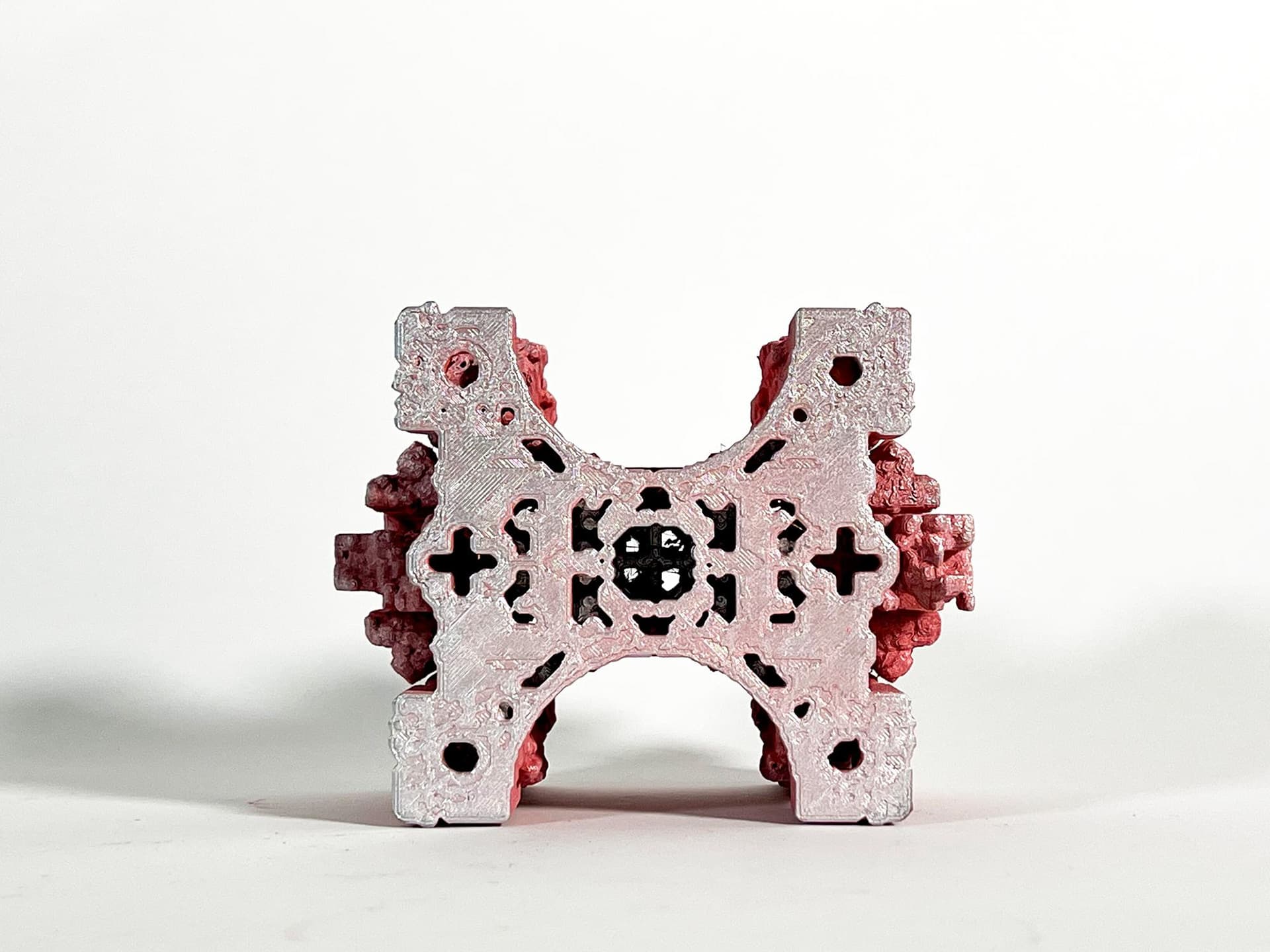 Rendered symmetrical architectural form from the Timescape series.