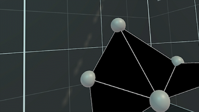 Multiplayer VR mesh playground scene captured in Unity.
