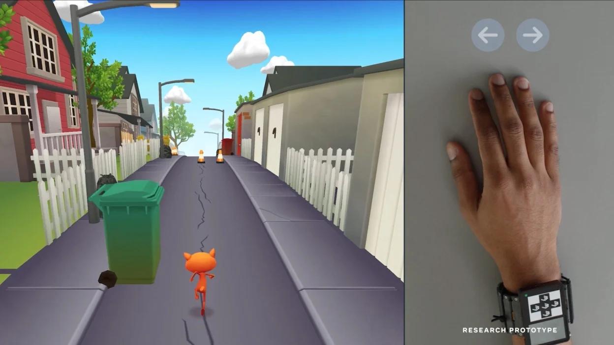 Meta Connect 2022 showcase frame featuring the input explorations work.