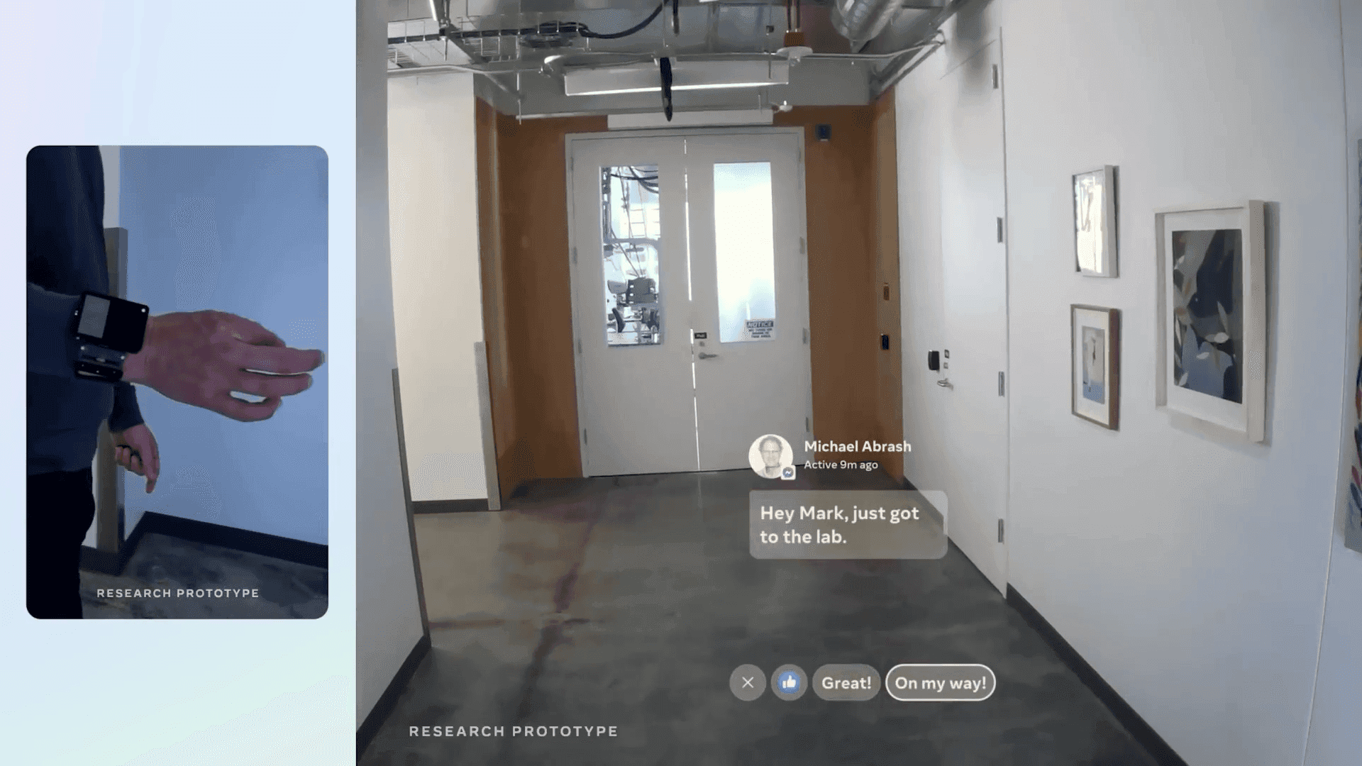 Meta Reality Labs mixed-reality input explorations hero visual.